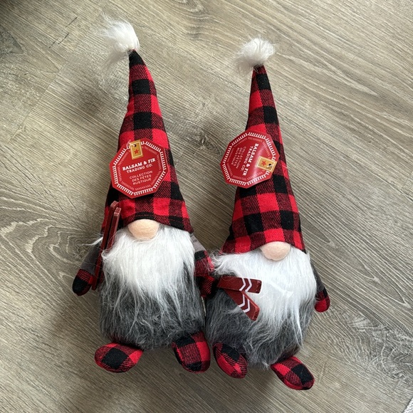 Set of 2 Gnome Christmas Winter Decoration Balsam & Fir - Picture 3 of 3